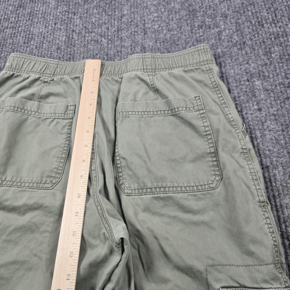 Abercrombie & Fitch Pants Womens 29 Short Green Cargo Straight‎ Twill Pockets - Picture 13 of 14